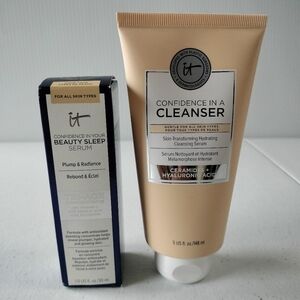 IT Cosmetics Confidence in a Cleanser Confidence In Your Beauty Sleep Serum NEW
